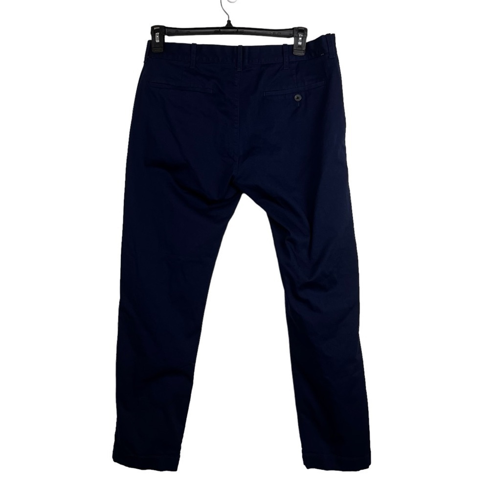J. Crew Factory Men's Slim-fit flex chino pant 34x30 Navy - Picture 2 of 7
